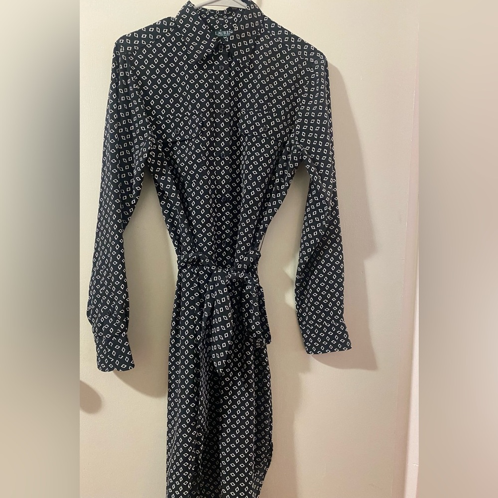 Ralph Lauren wrap dress with pocket detail
